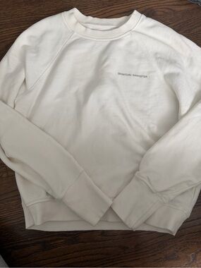 Spiritual gangster crewneck sweater white